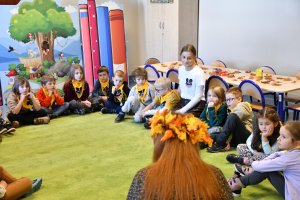 Na zdjęciu dzieci w czasie zajęć