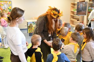 Na zdjęciu dzieci w czasie zajęć