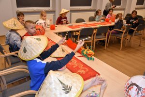 Na zdjęciu dzieci w czasie zajęć