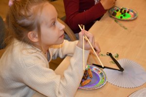 Na zdjęciu dzieci w czasie zajęć