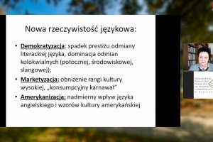 Na zdjęciu fragment prezentacji.