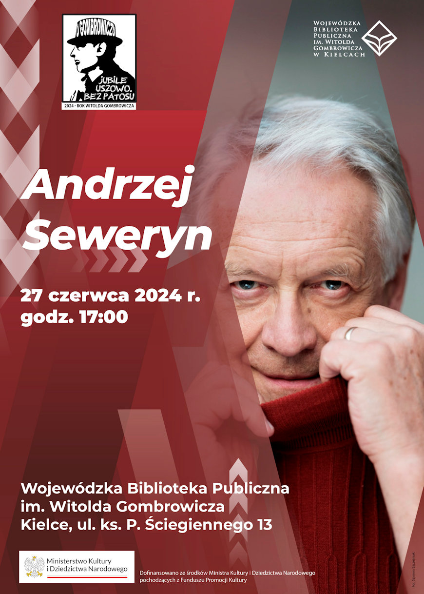 Spotkanie autorskie z Andrzejem Sewerynem, 27 czerwca 2024, godzina 17:00.