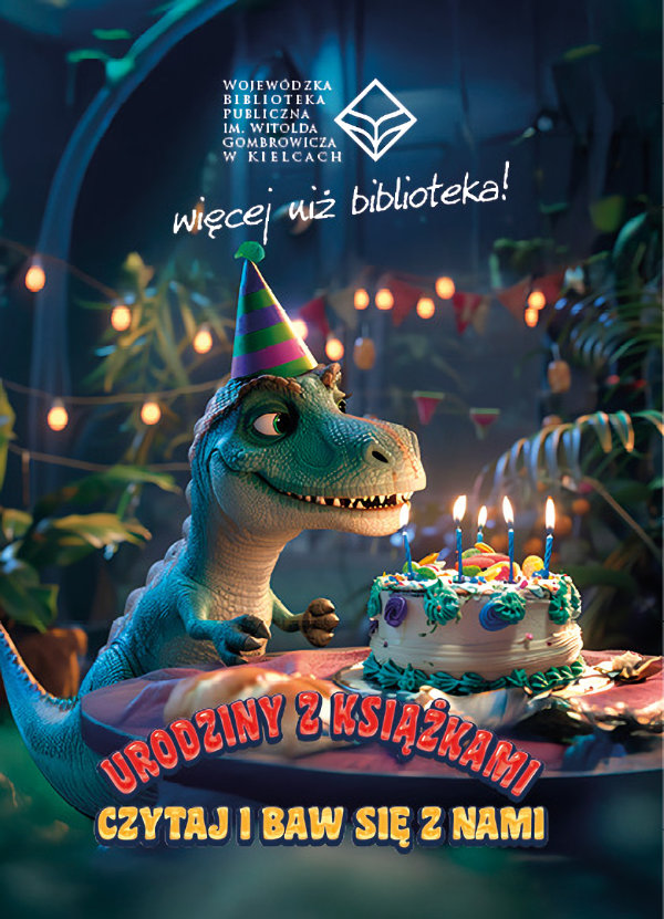 plakat urodziny dinozaury