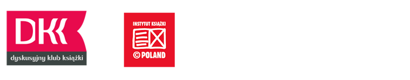 Logo DKK i instytutu książki, dofinansowano z dotacji MKiDN
