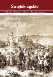 Okładka czasopisma Świetokrzyskie, nr 4(8)