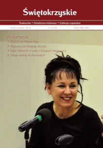 Okładka czasopisma Świetokrzyskie, nr 15(19)