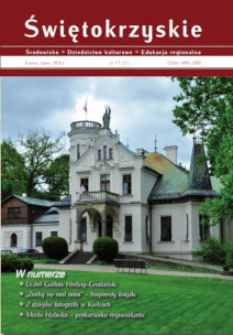 Okładka czasopisma Świetokrzyskie, nr 17(21)
