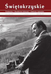 Okładka czasopisma Świetokrzyskie, nr 19(23)