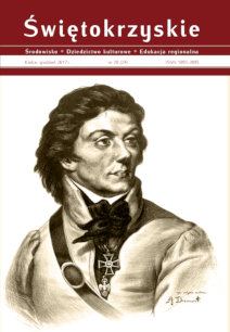 Okładka czasopisma Świetokrzyskie, nr 20(24)