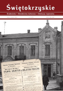 Okładka czasopisma Świetokrzyskie, nr 23(27)