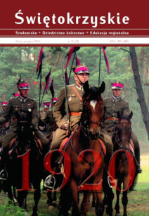Okładka czasopisma Świetokrzyskie, nr 25(29)