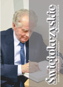 Okładka czasopisma Świętokrzyskie, nr 29 (33)