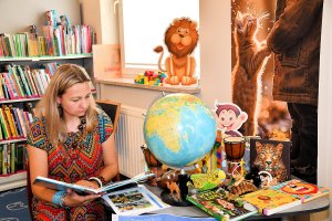 Na zdjęciu dzieci w czasie zajęć