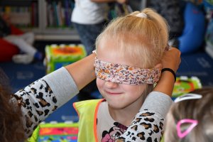 Na zdjęciu dzieci w czasie zajęć