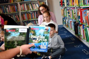 Na zdjęciu dzieci w czasie zajęć