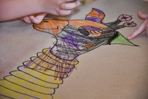 Na zdjęciu dzieci w czasie zajęć