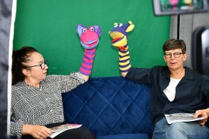 Na zdjęciu aktorzy z kieleckiego teatru