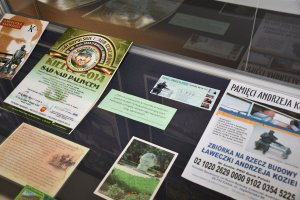 Na zdjęciu elementy wystawy