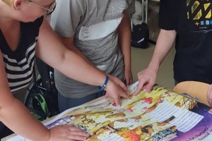 Na zdjęciu dzieci w czasie zajęć