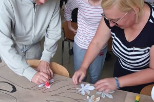 Na zdjęciu dzieci w czasie zajęć