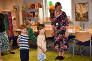 Na zdjęciu dzieci w czasie zajęć