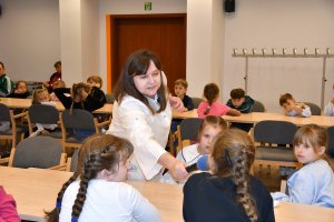 Na zdjęciu dzieci w czasie zajęć