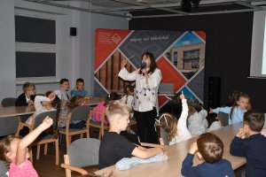 Na zdjęciu dzieci w czasie zajęć