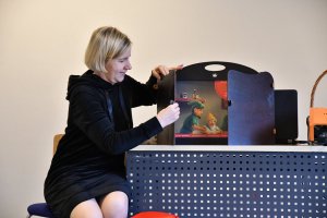 Na zdjęciu dzieci w czasie zajęć