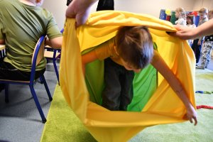 Na zdjęciu dzieci w czasie zajęć