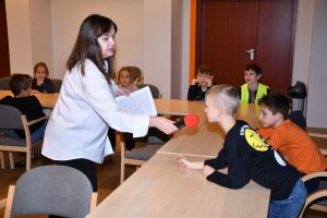 Na zdjęciu dzieci w czasie zajęć