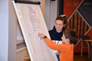 Na zdjęciu dzieci w czasie zajęć