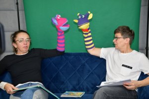 Na zdjęciu Bibluś i Woluminka