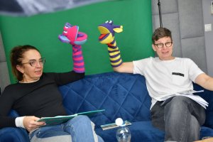 Na zdjęciu Bibluś i Woluminka