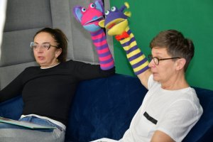 Na zdjęciu Bibluś i Woluminka