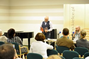 Spotkanie z poetą i prof. UJK w Kielcach Krzysztofem Jaworskim (11.10.2019)