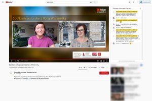 Spotkanie autorskie online z Iloną Wiśniewską (18.09.2020)