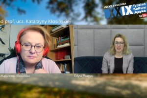 Prof Kłosińska i Edyta Watras