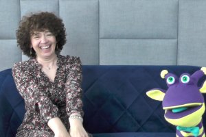 Aktorka Beata Pszeniczna z Bibliusiem