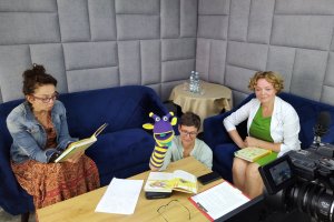 Beata Pszeniczna i Bibliuś z Haliną Sorys