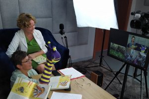 Bibliuś z Haliną Sorys