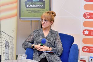 Prowadzaca spotkanie Monika Wojciechowska