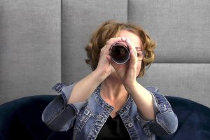 Na zdjęciu prowadząca spotkanie Halina Sorys