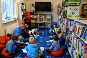 Na zdjęciu dzieci w czasie zajęć.