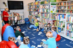 Na zdjęciu dzieci w czasie zajęć.