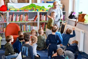 Na zdjęciu dzieci w czasie zajęć.