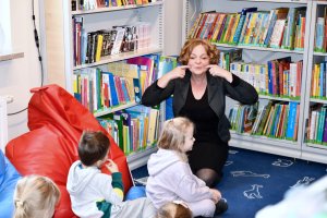 Na zdjęciu dzieci w czasie zajęć.