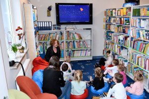 Na zdjęciu dzieci w czasie zajęć.