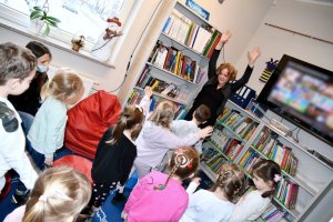 Na zdjęciu dzieci w czasie zajęć.