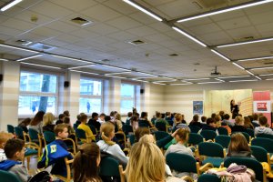 Na zdjęciu dzieci w czasie zajęć.