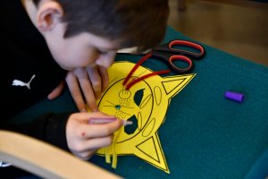 Na zdjęciu dzieci w czasie zajęć.